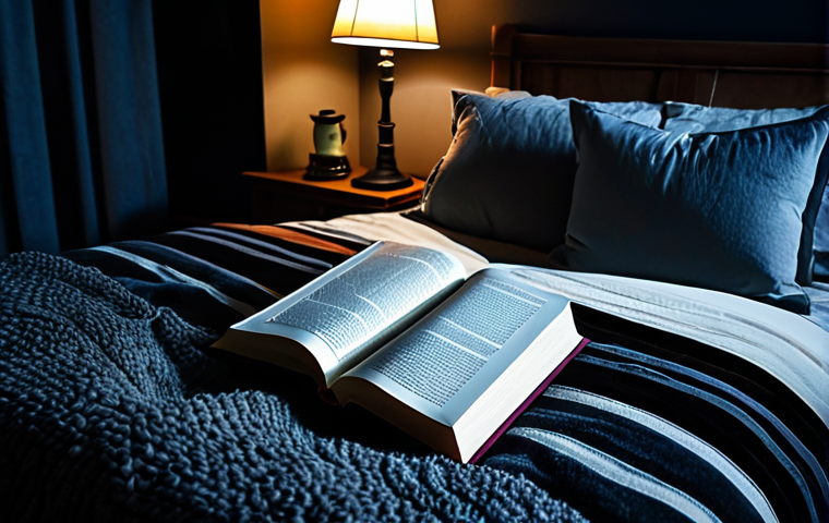 Peaceful Sleep Environment**
"A serene bedroom scene at night. Soft, warm lighting illuminates a comfortable bed with fluffy pillows and a cozy blanket. A bedside table holds a book and a cup of herbal tea. The room is dark, quiet, and relaxing. safe for work, appropriate content, fully clothed, modest, professional photography, perfect anatomy, natural proportions, high quality"
**