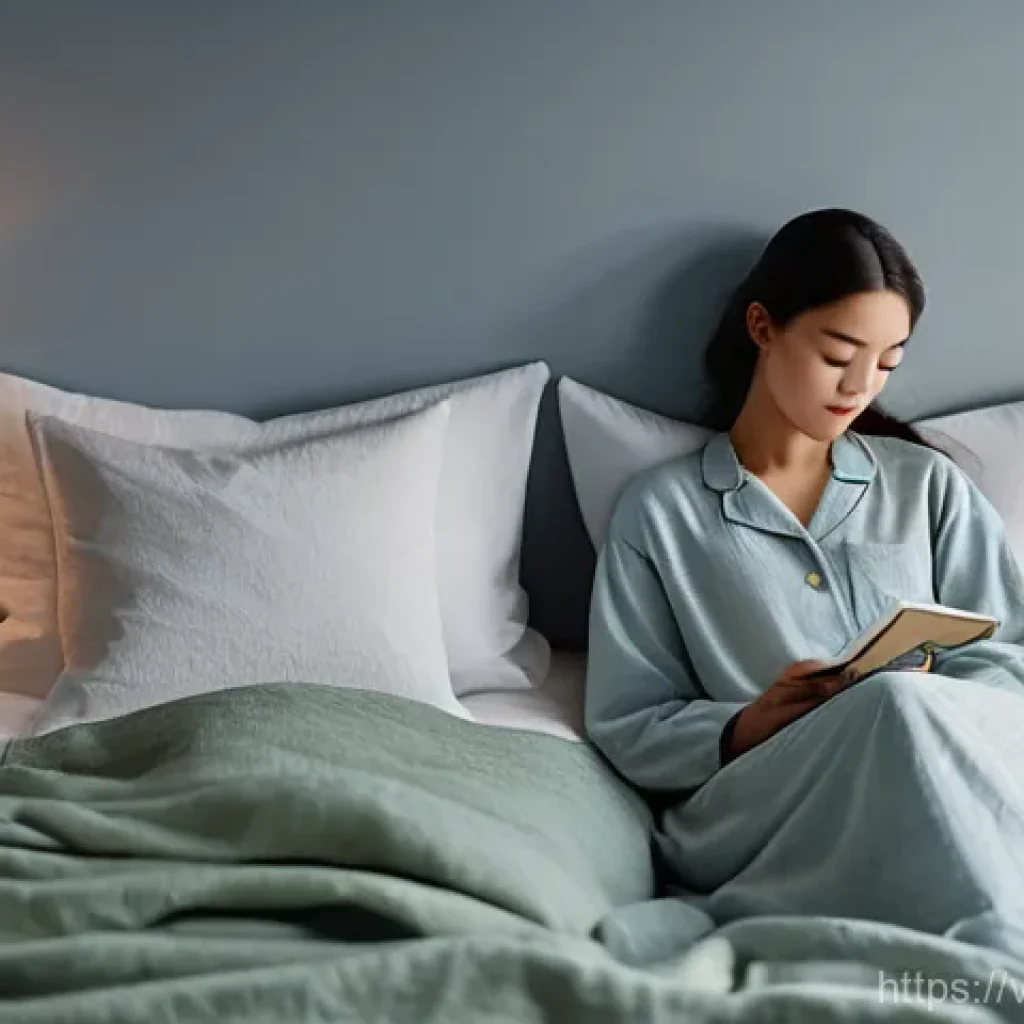 음악과 수면의 관계 - **Prompt 1: The Embrace of Gentle Melodies**
"A peaceful and serene bedroom scene at dusk. A you...